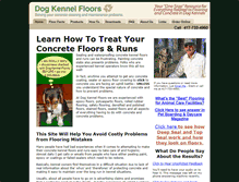 Tablet Screenshot of dogkennelfloors.com